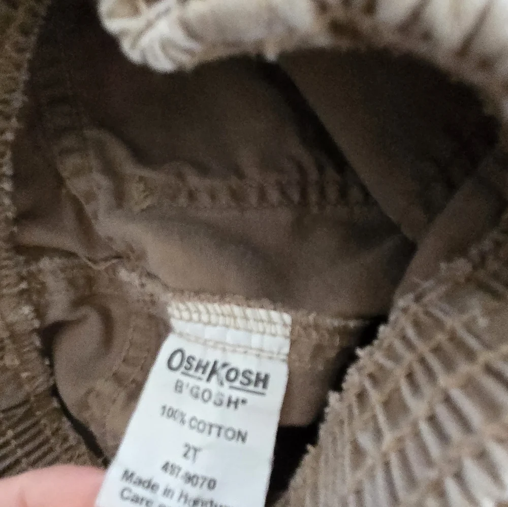 OshKosh B'Gosh Vintage Y2K Tan Khaki Football Cargo Pants